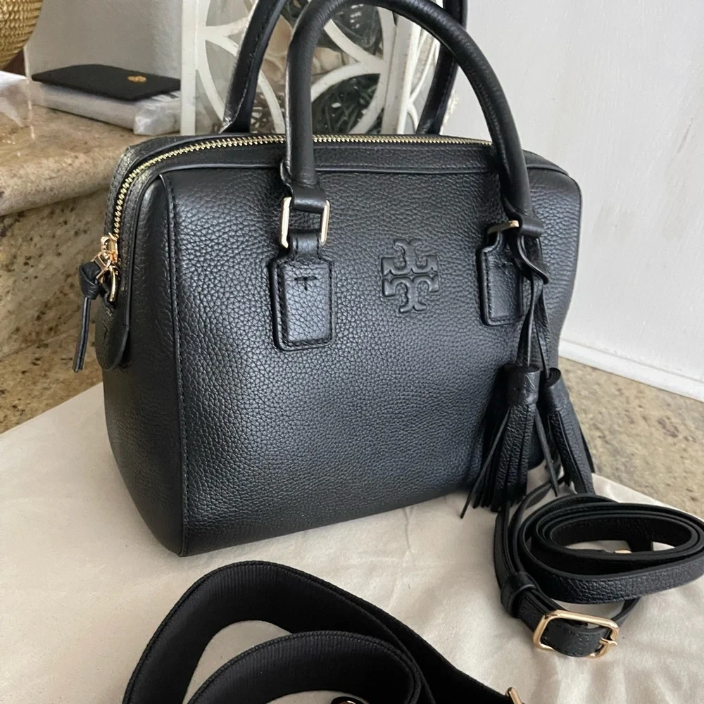 New Tory burch thea black satchel 🖤 - Picture 11 of 11